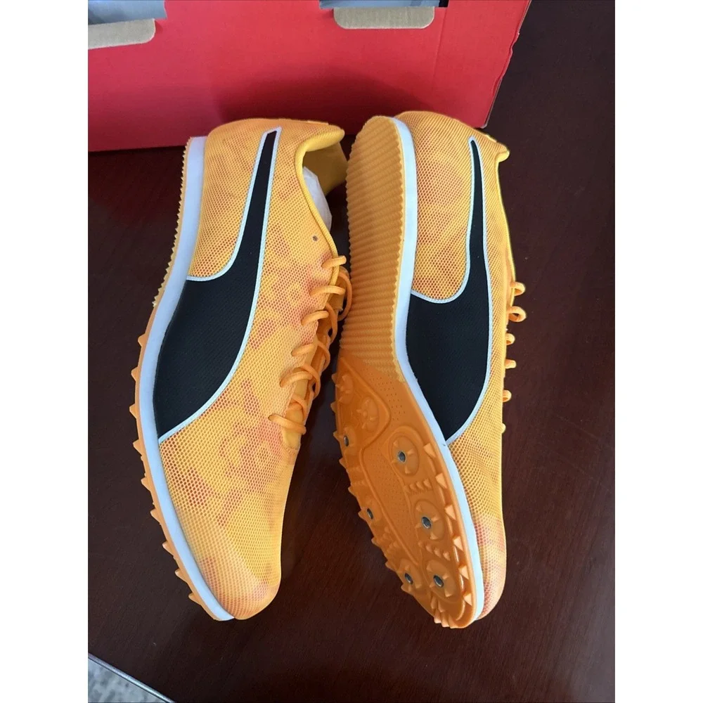 Puma evoSpeed Star8 Running Spikes Orange Track & Field Racing Sprints Men Sz 13